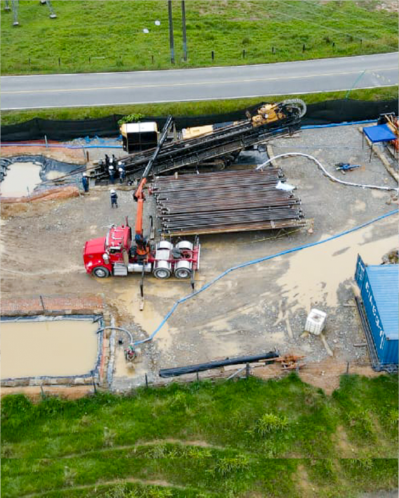 Obras para la construcción de líneas y cruces dirigidos campo Chichimene (Acacías -Meta)